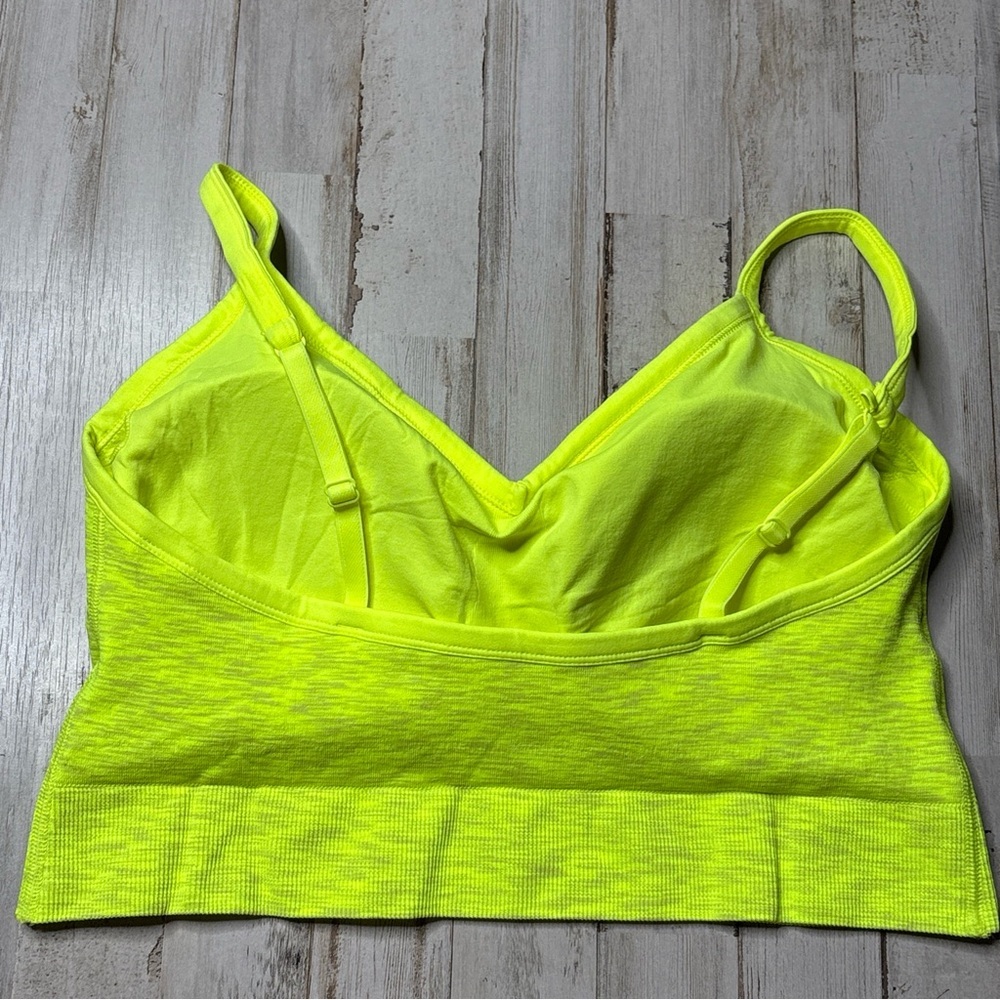 Old Navy Active 2X Womens Activewear Top Sports Bra Neon Built In Bra - Picture 15 of 15